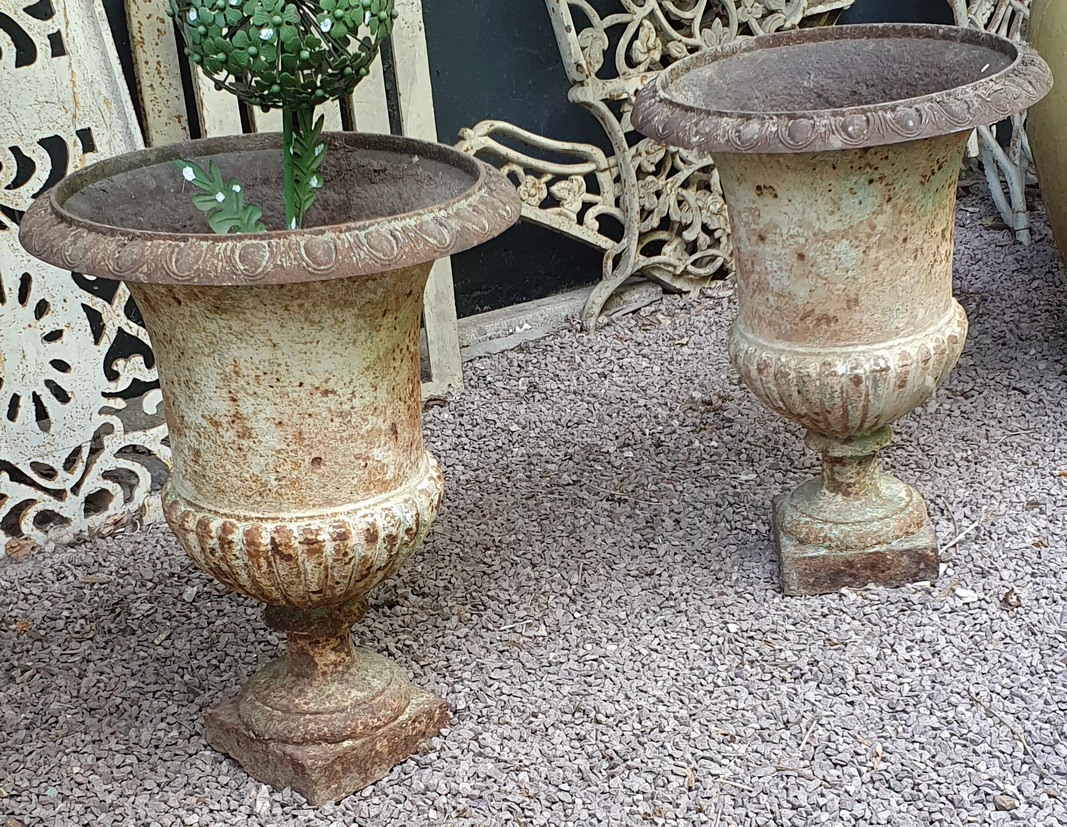 A Pair of Medici Urns